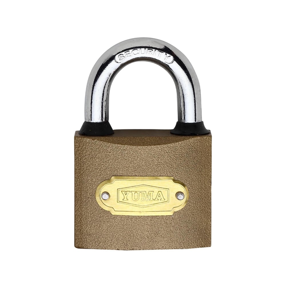 YUMA SARI KAPLAMA ASMA KİLİT 32 MM YM-1032B