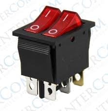 Elektrik MalzemeleriİnterkomIC-101 İkili Işıklı Anahtar KCD2-2101