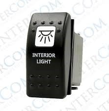 Elektrik MalzemeleriİnterkomIC-134M-S5 Marin Switch İç Aydınlatma Lambası On-Off