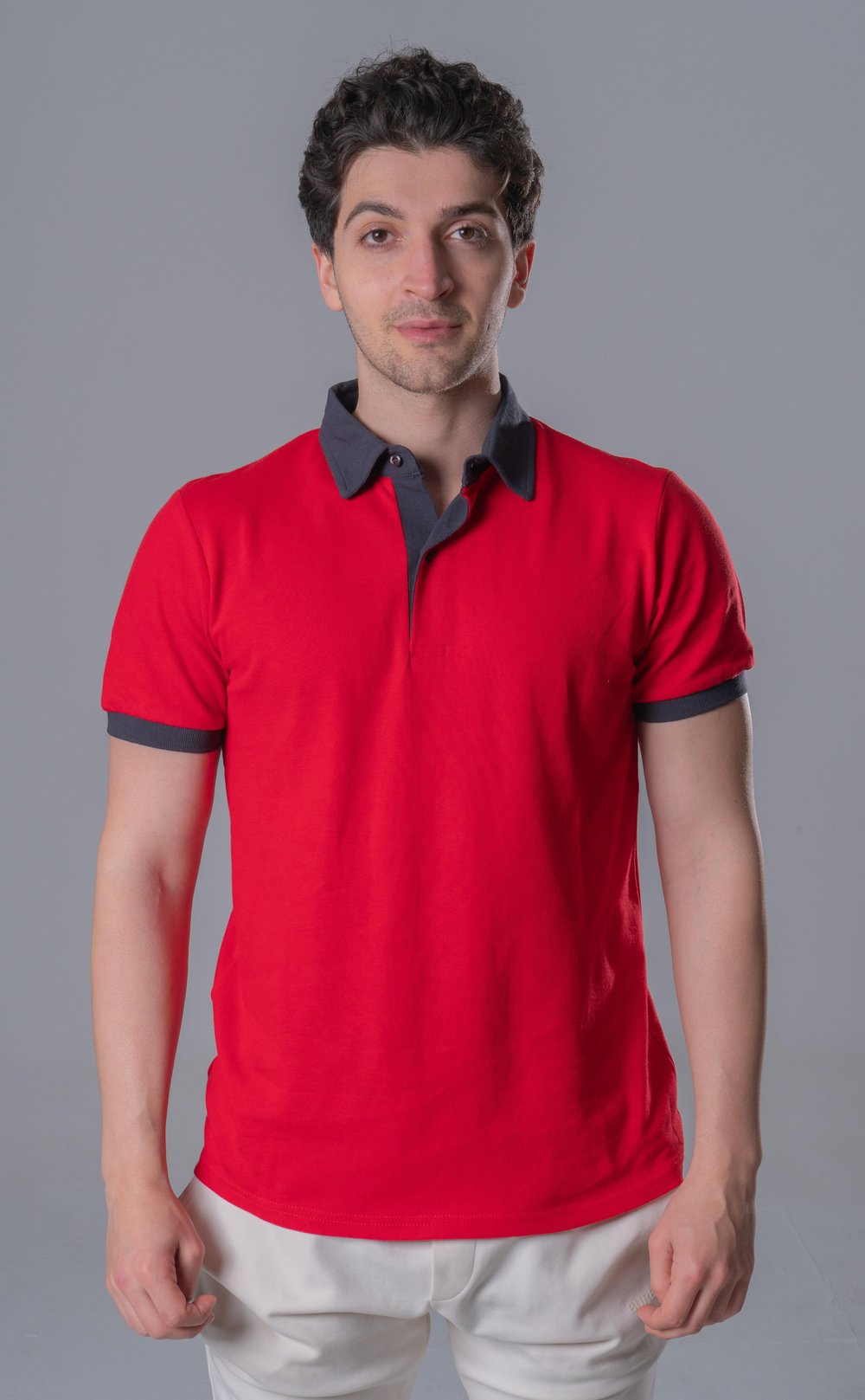 İş ElbiseleriWorkerFashionAyaklı Yaka Polo Lakost T-Shirt