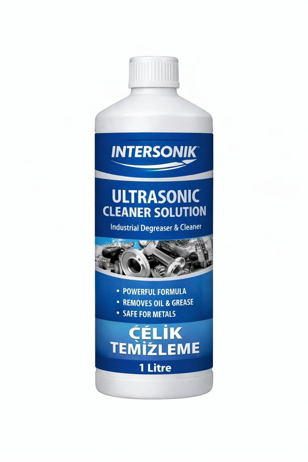Kimya & Petrol Sektörü MalzemeleriİNTERSONİKUltrasonic Cleaner Solution Çelik Temizleme 1 Litre
