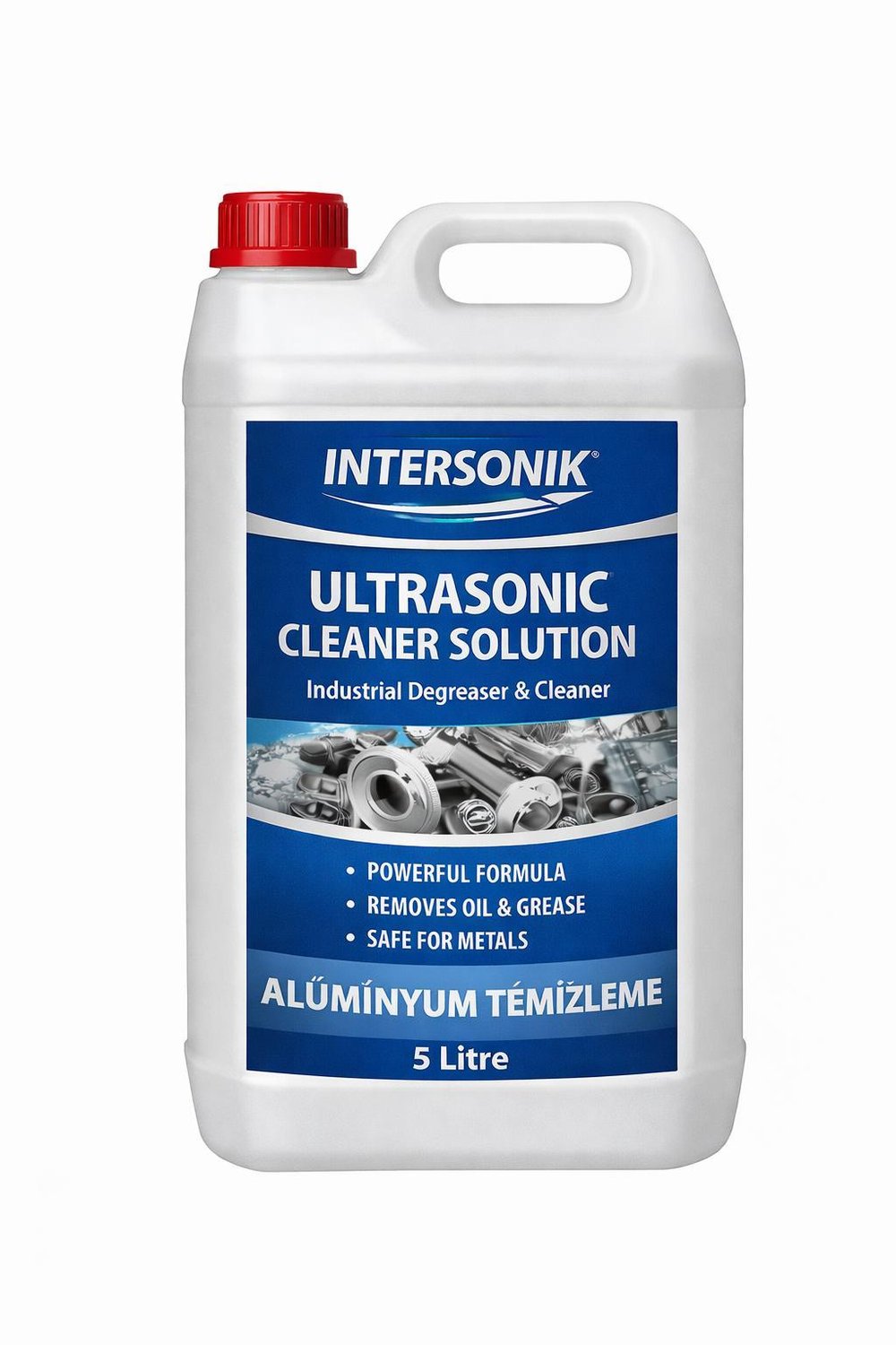 Kimya & Petrol Sektörü MalzemeleriİNTERSONİKUltrasonic Cleaner Solution Alüminyum Temizleme 5 Litre