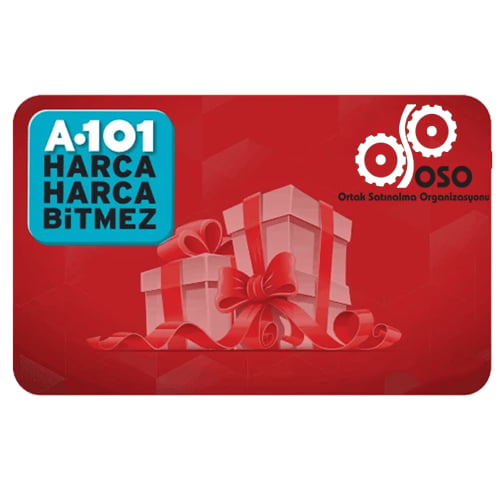 Oso GiftA101A101 Market Kurumsal Hediye KartıA101 Market Hediye Kartı Sanal