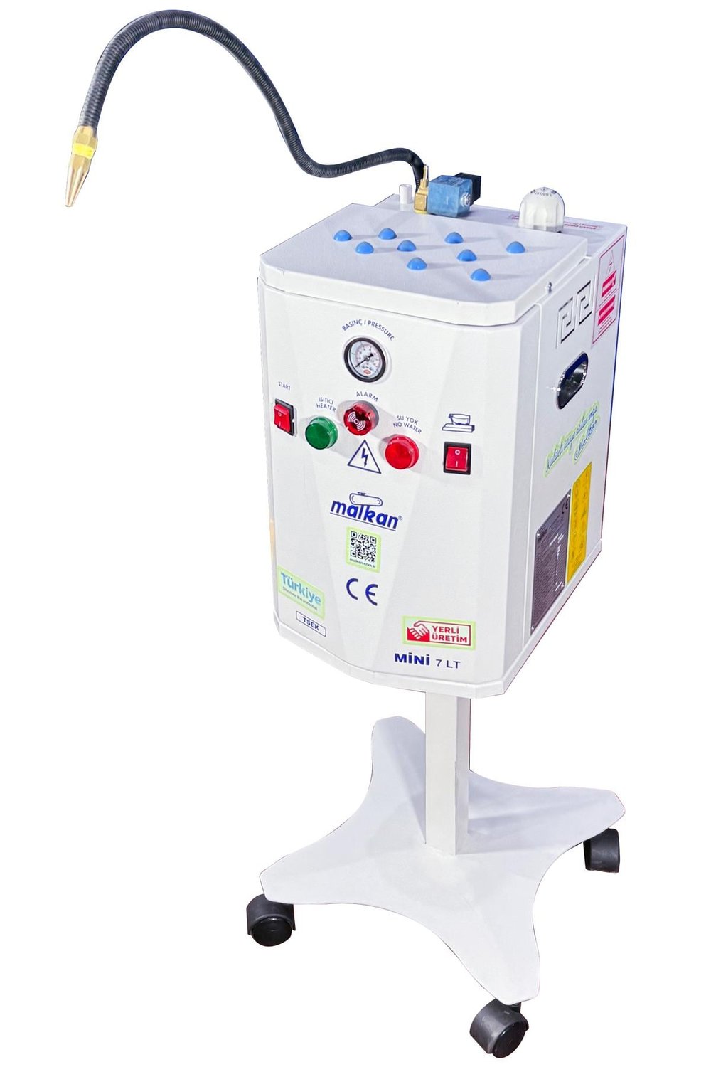 Tekstil ve Deri MalzemeleriMalkan MakinaMINI7A Yarı Otomatik, Bir Çıkışlı Kuyumcu Buhar Jenaratörü (7 lt.) │OSO Satış - Elektronik TicaretMINI7 Yarı Otomatik, Bir Çıkışlı Kuyumcu Buhar Jenaratörü  (7 lt.)