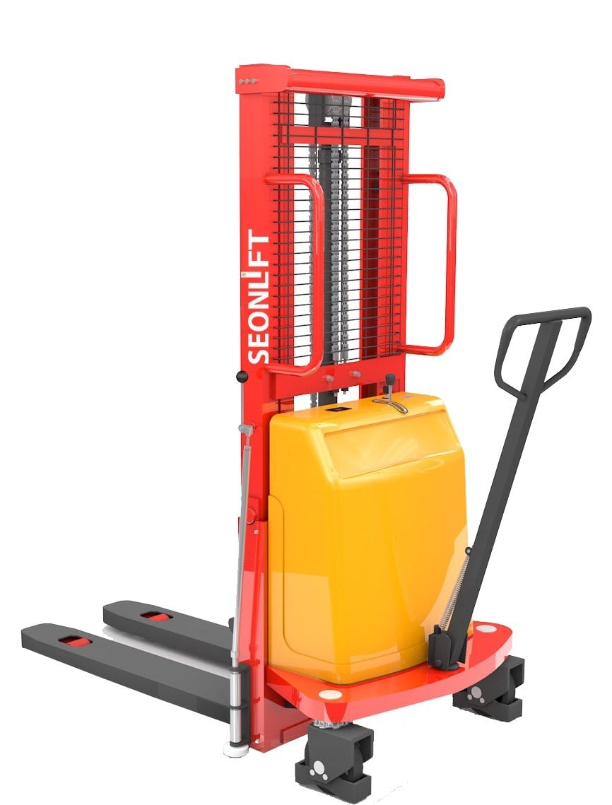 Yük Taşıma ve Kaldırma EkipmanlarıSeolift1.5 Ton 2 Metre Yarı Akülü İstif Makinesi