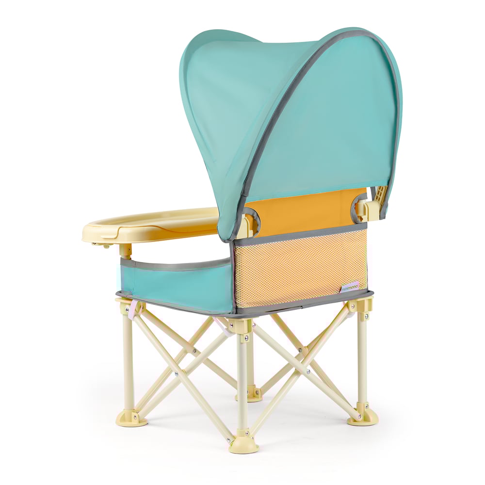 Minimono PlusUp Tenteli Portatif  Mama Sandalyesi, Sarı & Yeşil