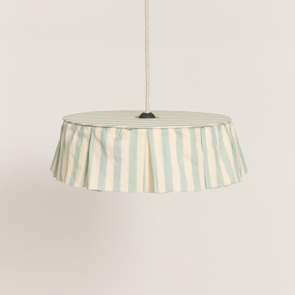 Vibes Aydınlatma Şapkası, 40cm çap, Turquoise  Stripes