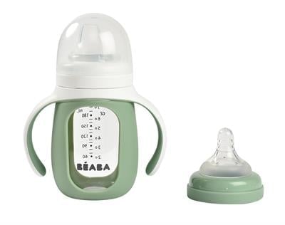 210 ml Cam Biberon Sage Green