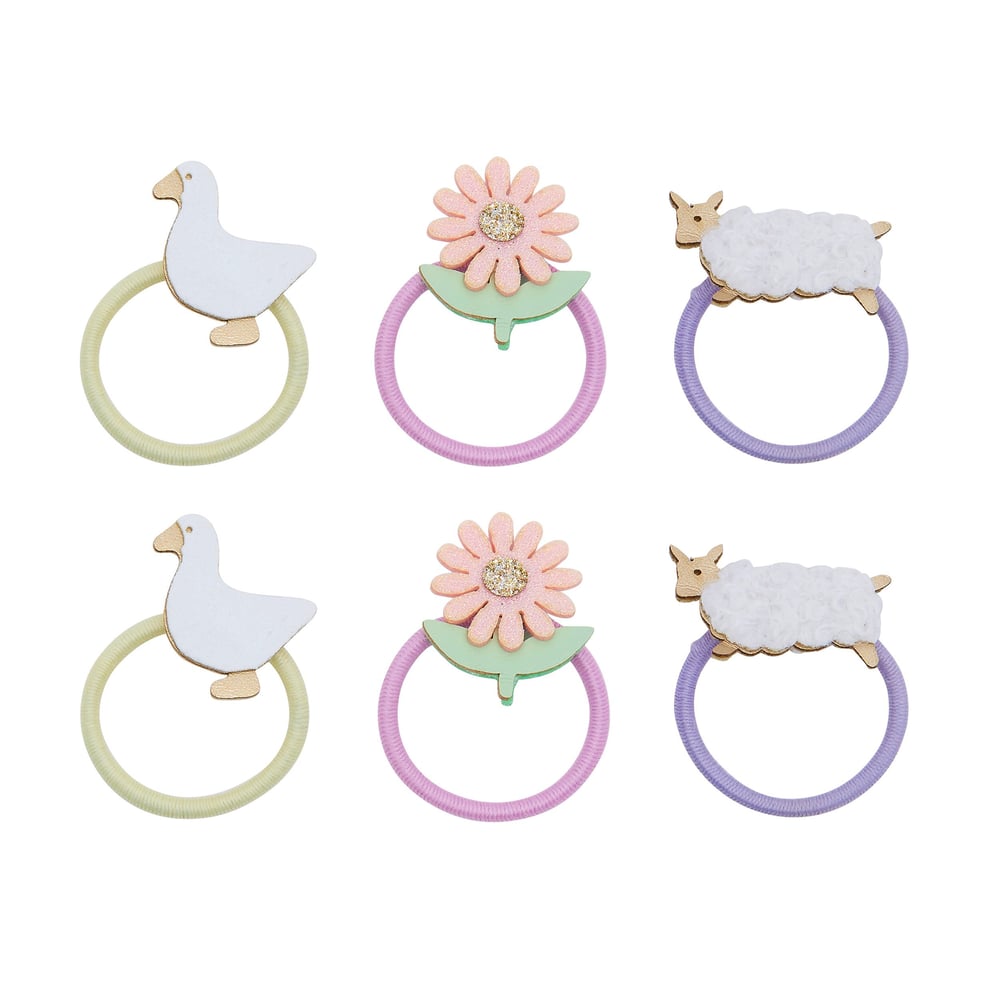Mimi & Lula Farmyard Mini 6lı Lastik Toka