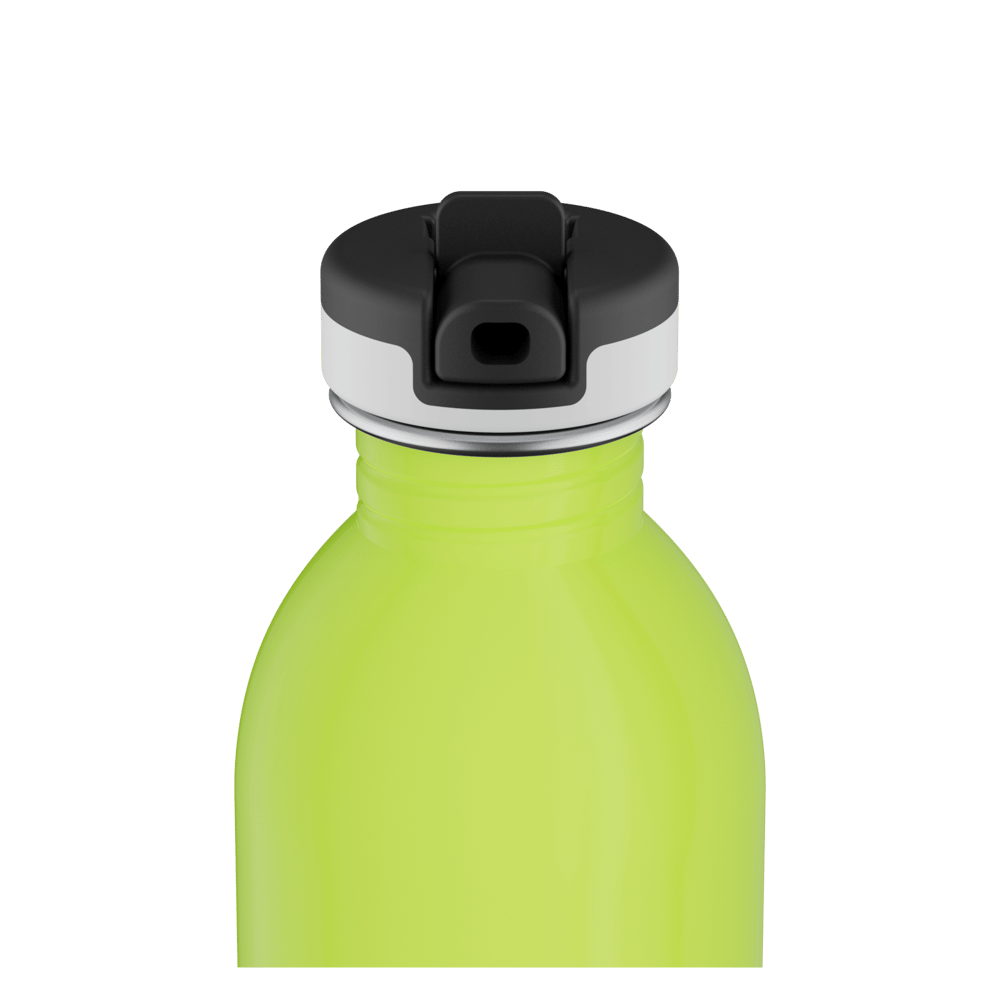 24Bottles Kids Bottle Paslanmaz Çelik Çocuk Su Matarası 250 ml, Reactive Sarı/Yeşil