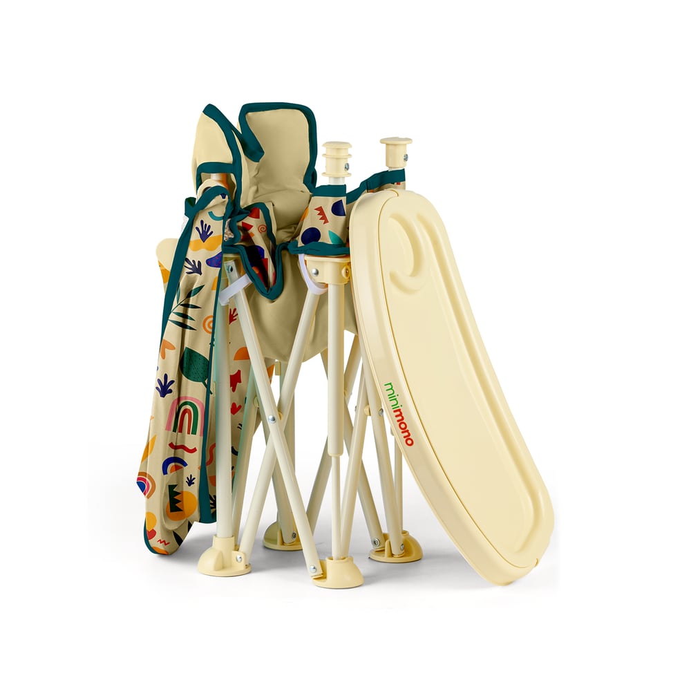 Minimono PlusUp Tenteli Portatif  Mama Sandalyesi, Tropik