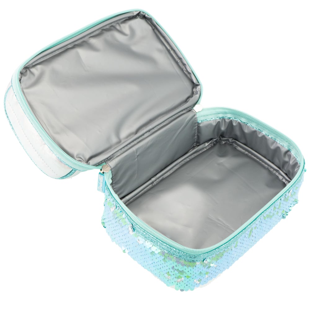 Payetli Lunch Box, Turkuaz