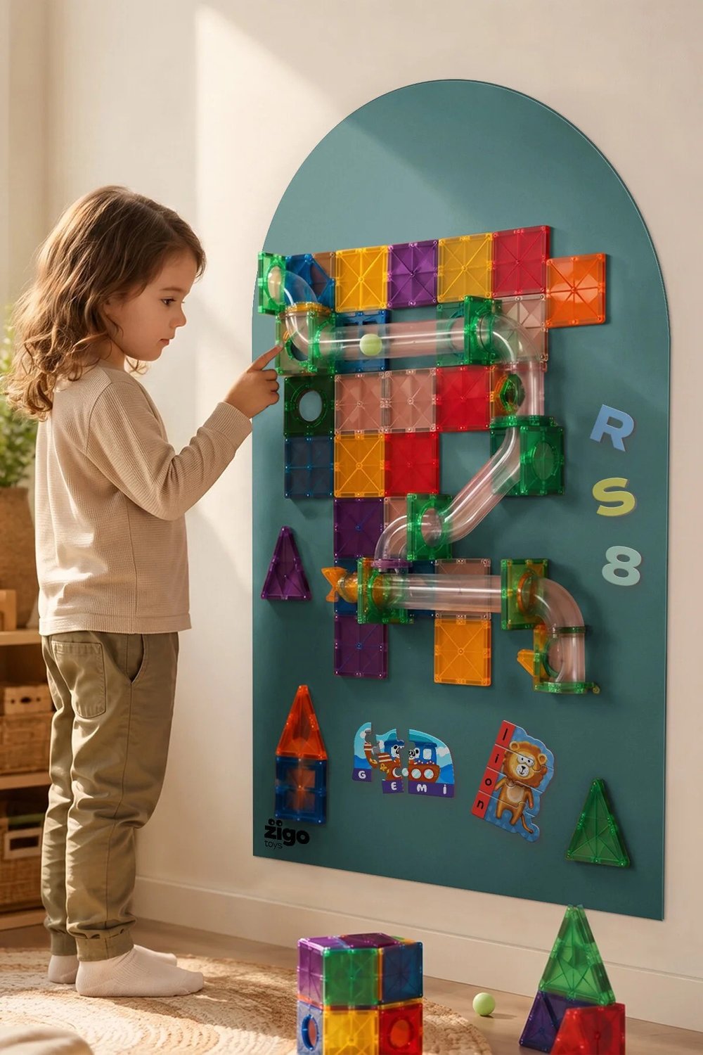 Zigo Toys Manyetik Duvar Panosu, Lagün