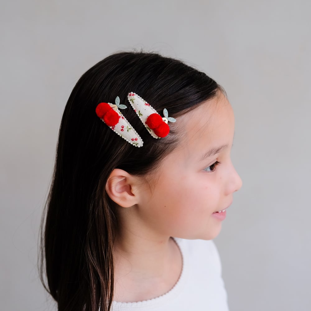 Mimi & Lula Pom Pom Cherries 2li Toka