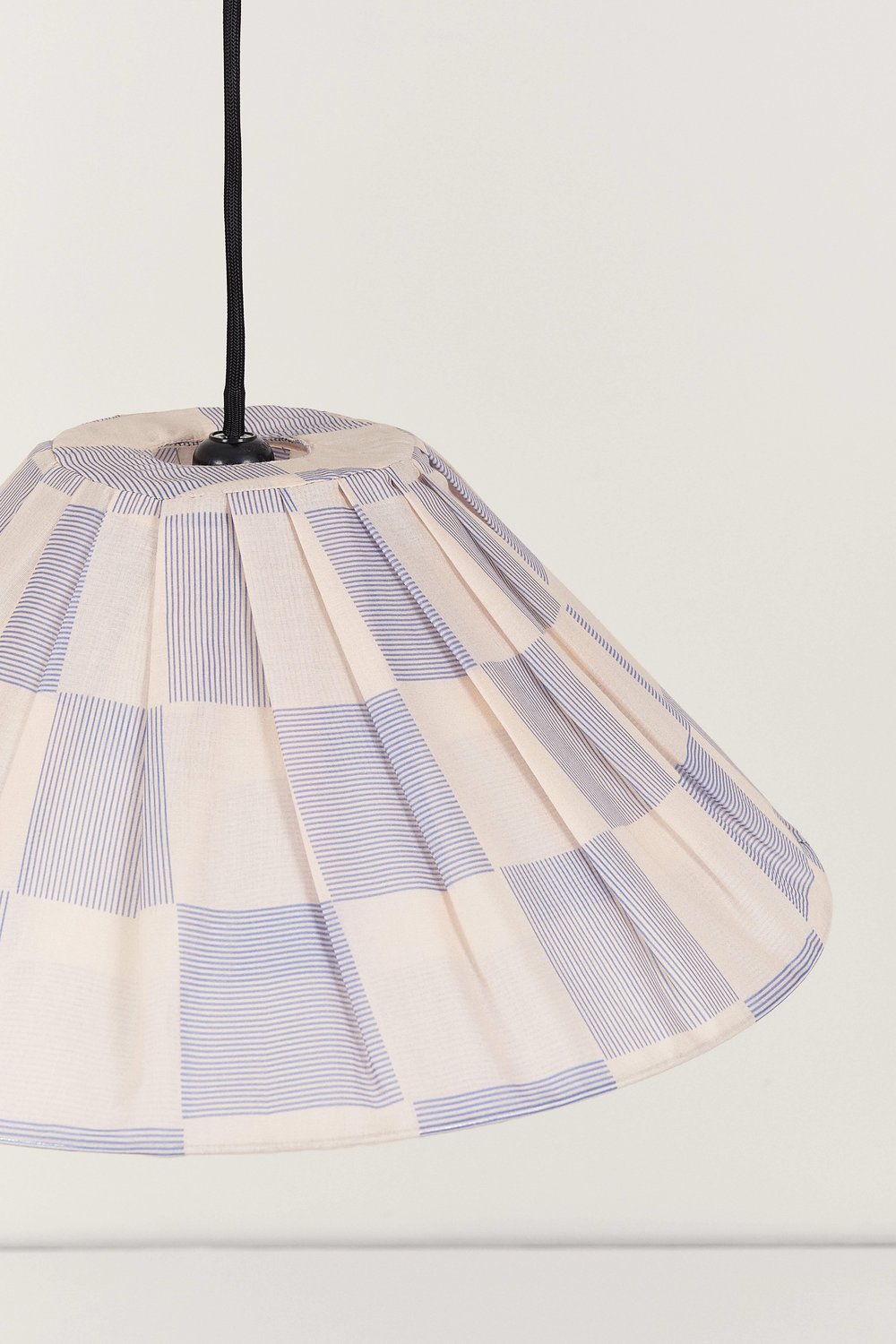 Nobodioz Ava Aydınlatma Şapkası, 50cm çap, Blue Ink Checks