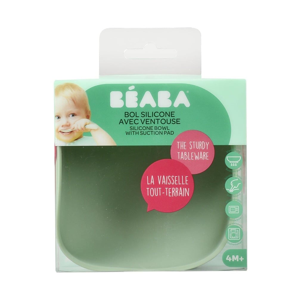 Vakumlu Silikon Kase, Sage Green