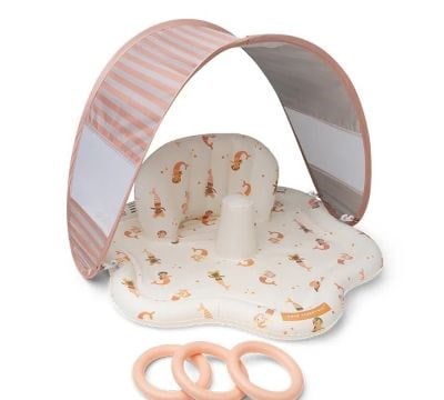 Swim Essentials Mermaid Bubbles Sırt Destekli ve Gölgelikli Bebek Oyun Matı (76 cm)