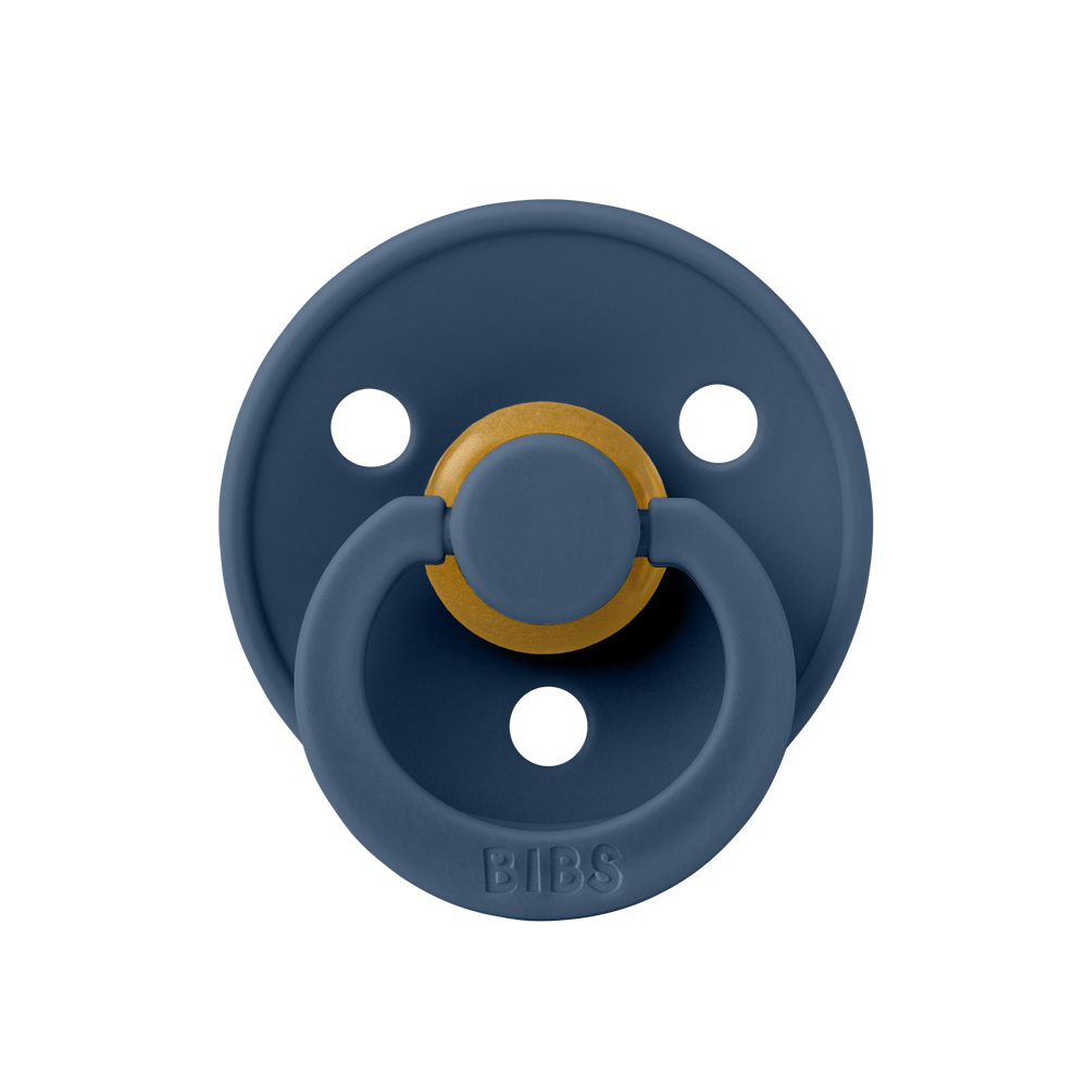 BIBS Colour Kauçuk Emzik - Steel Blue (6-18 ay)