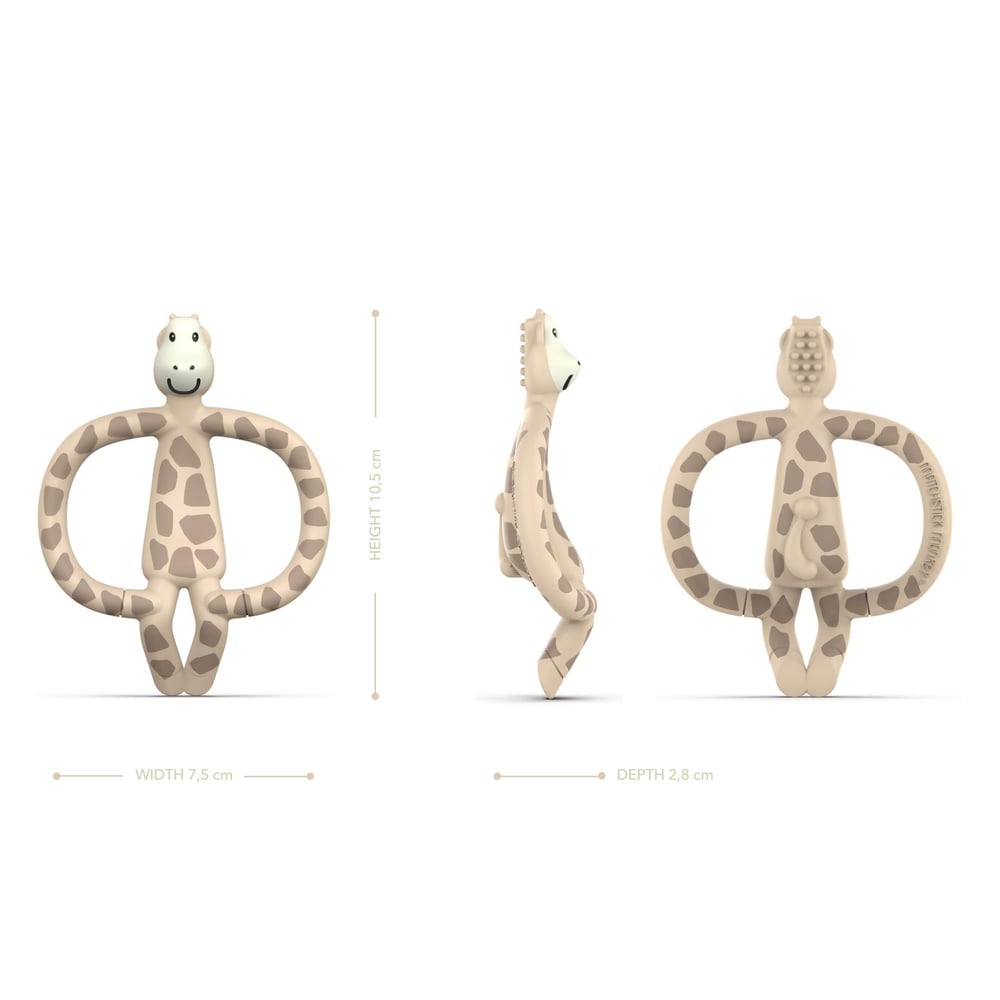 Matchstick Monkey Silikon Diş Kaşıyıcı, Gigi Giraffe