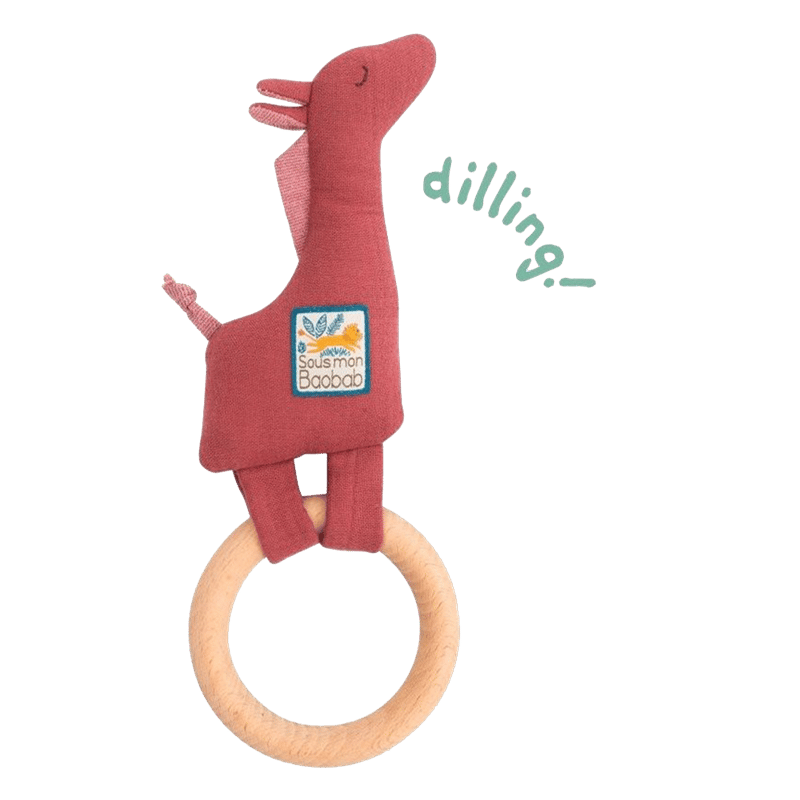 Ahşap Çıngırak - Zürafa