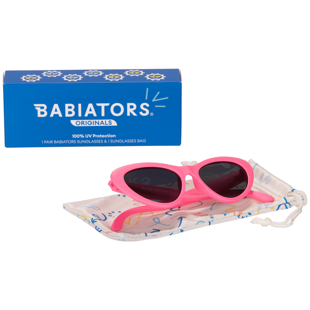 Babiators Original Amber Lensli Cat-Eye Güneş Gözlüğü Think Pink 0-2 Yaş