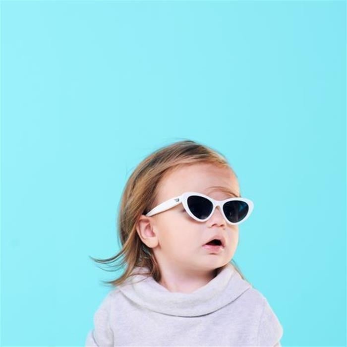 Babiators Original Cat-Eyes Güneş Gözlüğü Wicked White 0-2 Yaş
