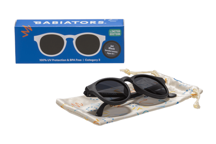 Babiators Original Keyhole Güneş Gözlüğü Jet Black 3-5 Yaş
