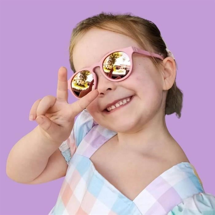 Babiators Polarize Keyhole Güneş Gözlüğü Pretty in Pink 3-5 Yaş