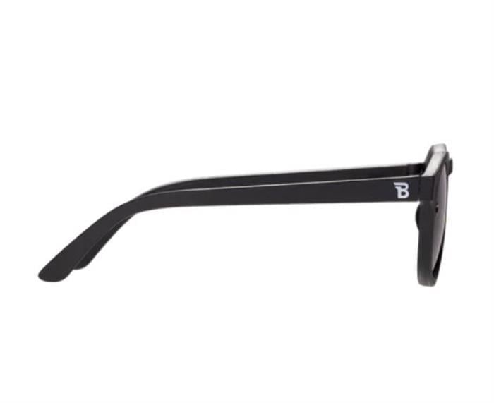 Babiators Smoke Polarize Lensli Keyhole Güneş Gözlüğü Jet Black 3-5 yaş