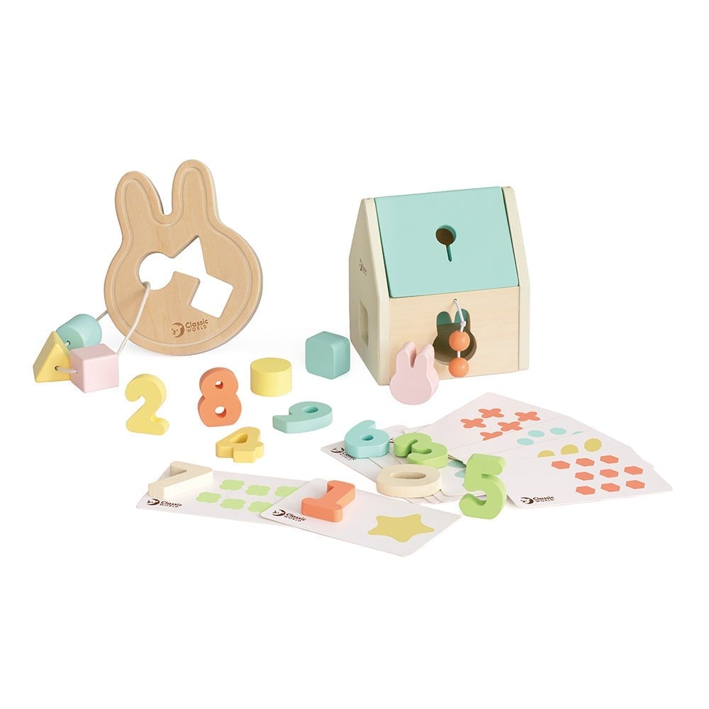 Classic World Ahşap Bebek Aktivite Seti
