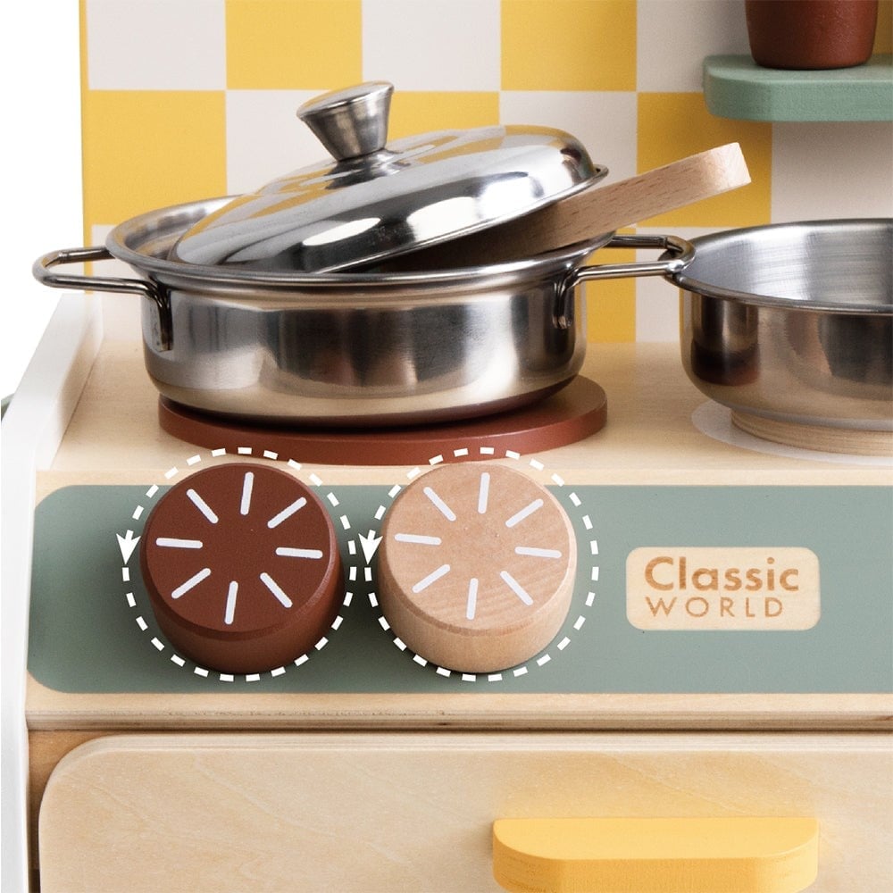Classic World Mini Ahşap Mutfak