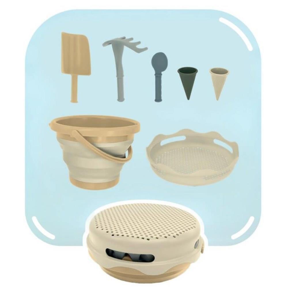Compactoys - 7İn1 Plaj Kovası Seti - Bej