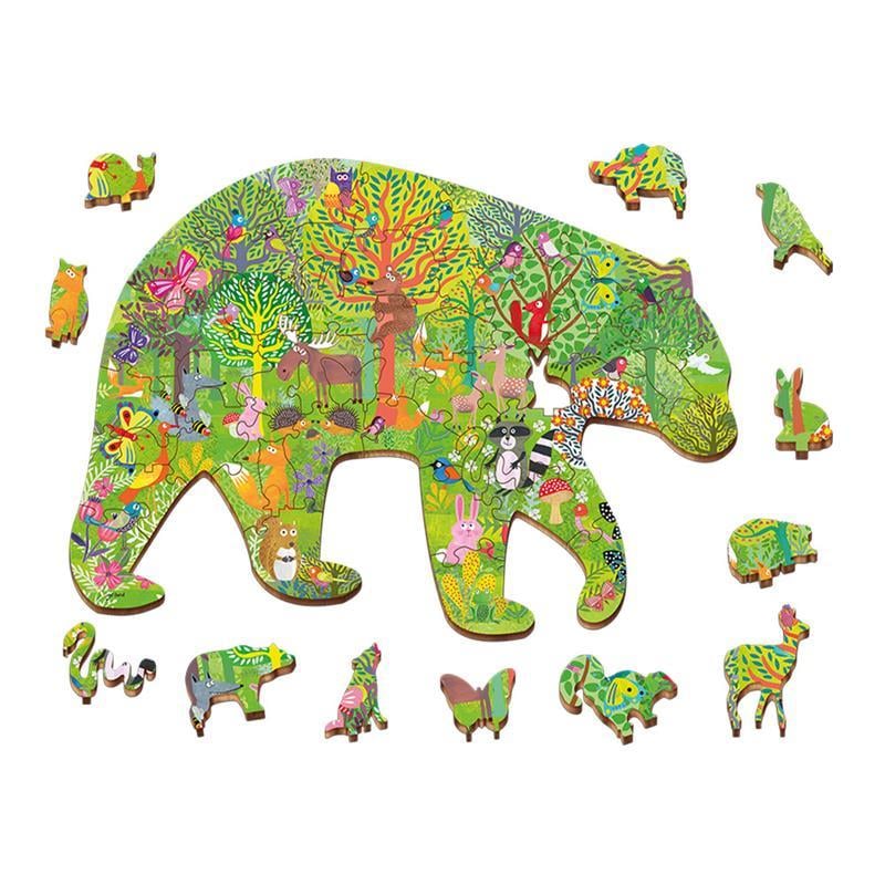 Ahşap Puzzle - Orman