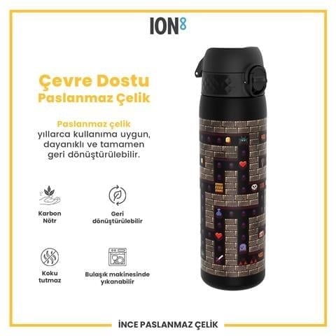 ION8 - İnce Suluk - Oyuncu - 500 Ml - Sızdırmaz - BPA İçermeyen