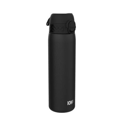 ION8 - Paslanmaz Çelik İnce Suluk - Siyah - 600 Ml - Sızdırmaz