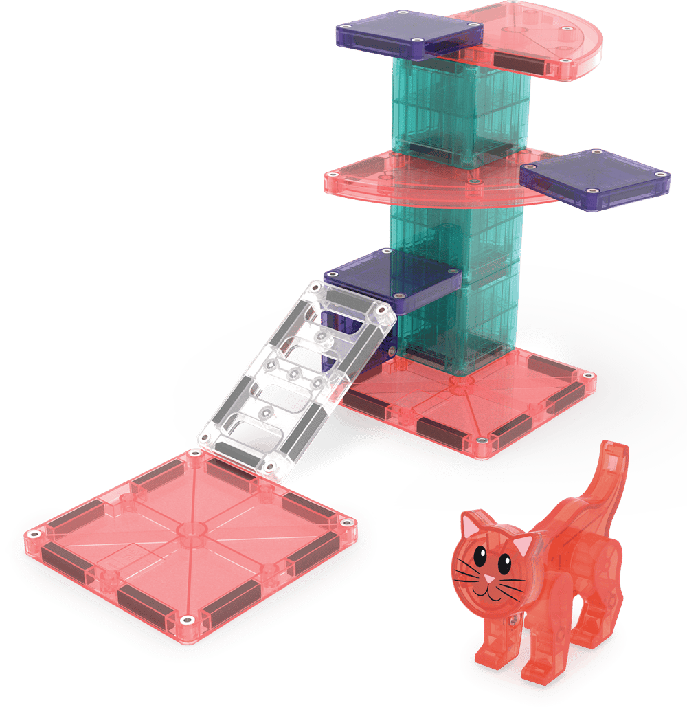 MAGNA-TILES® - Cat Tree Manyetik Bloklar - 13 Parça