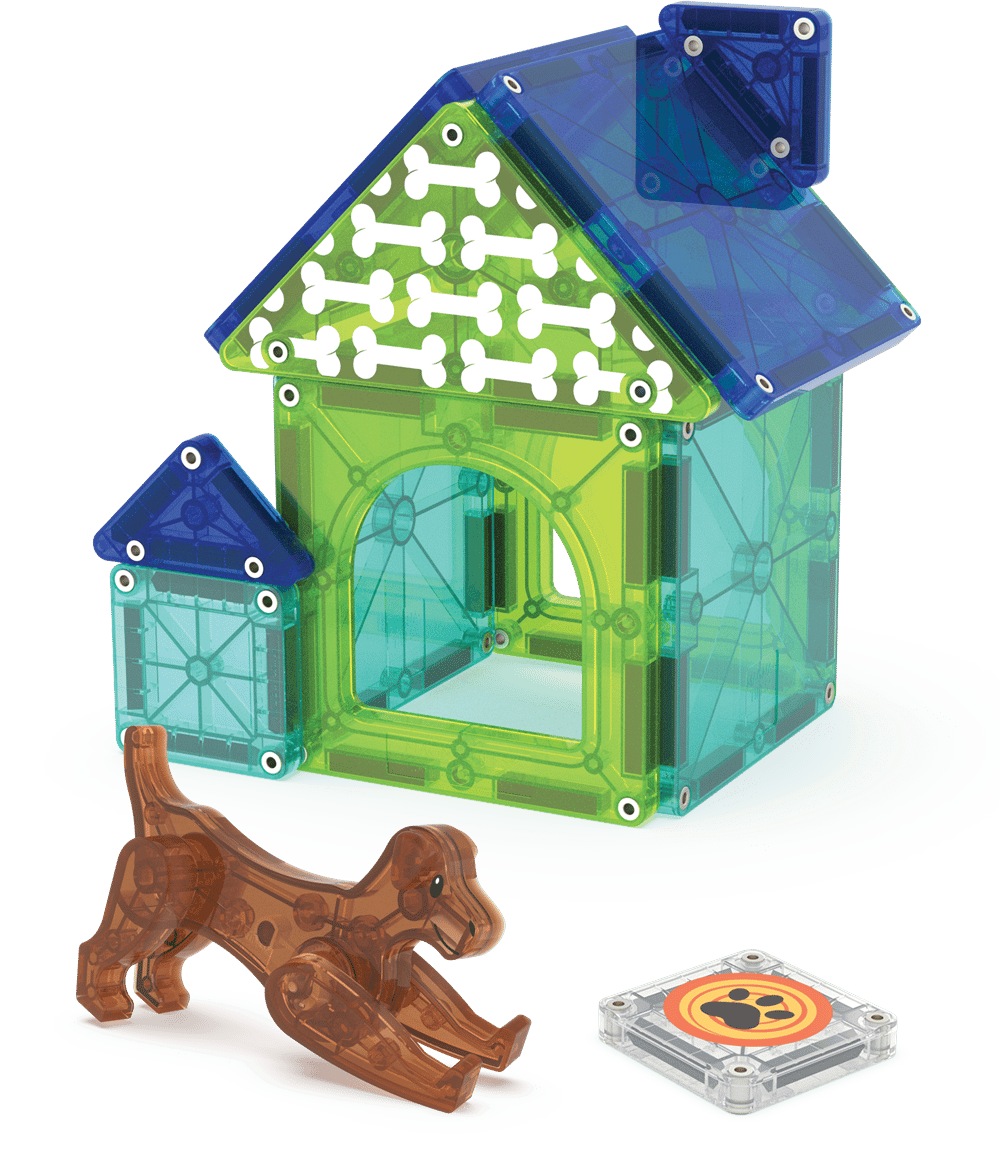 MAGNA-TILES® - Dog House Manyetik Bloklar - 13 Parça