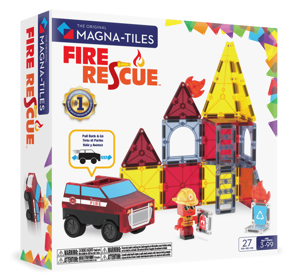 MAGNA-TILES® - Fire Rescue Manyetik Bloklar - 27 Parça