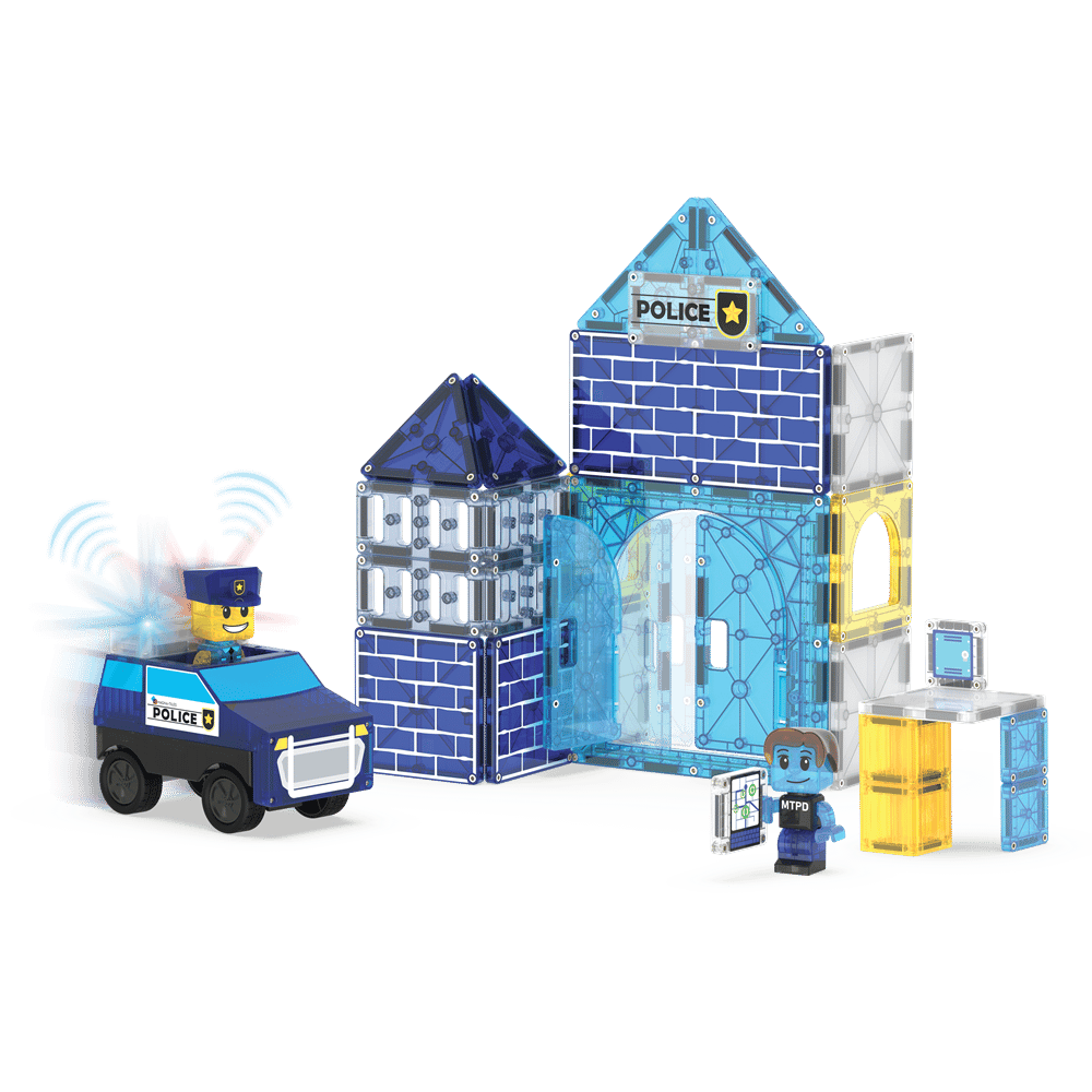 MAGNA-TILES® - Police Station Manyetik Bloklar - 35 Parça