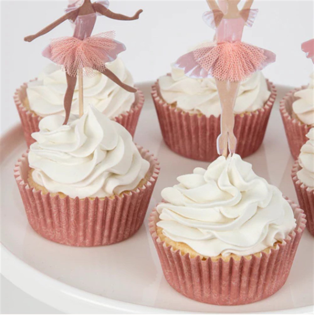 Meri Meri - Ballerina Cupcake Kit - Balerin Cupcake Seti - 24Lü