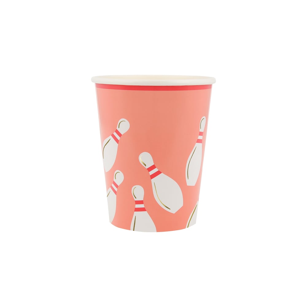 Meri Meri - Bowling Bardaklar - 8 Adet