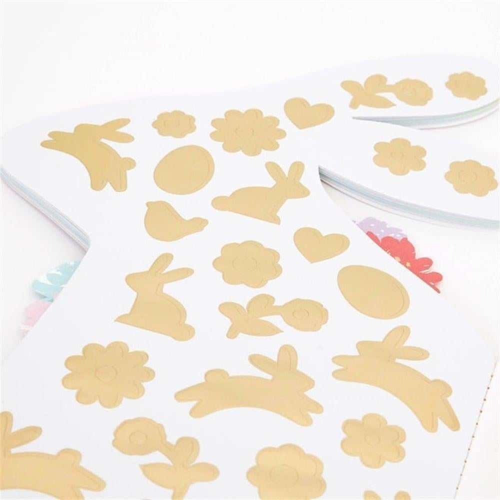 Meri Meri - Bunny Sticker Book - Tavşan Çıkartma & Çizim Kitabı