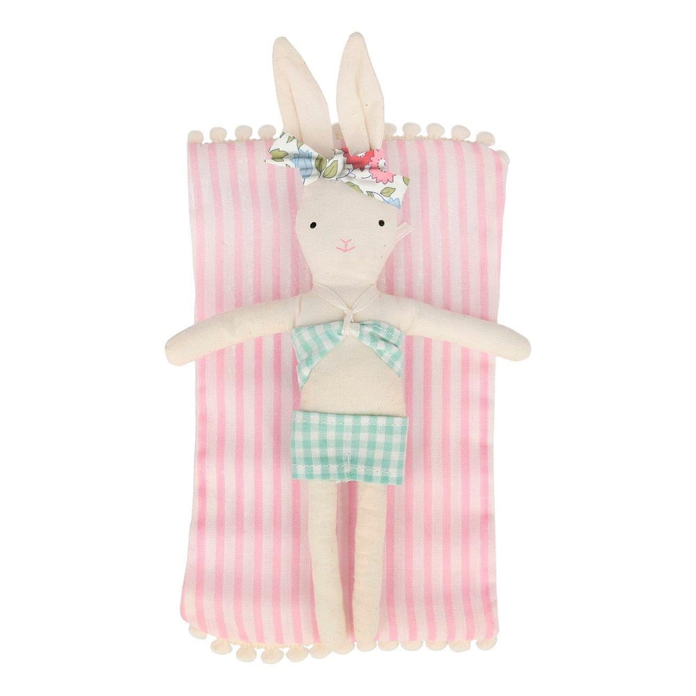 Meri Meri - Caravan Bunny Mini Suitcase Doll - Mini Karavan Oyuncaklı Çanta