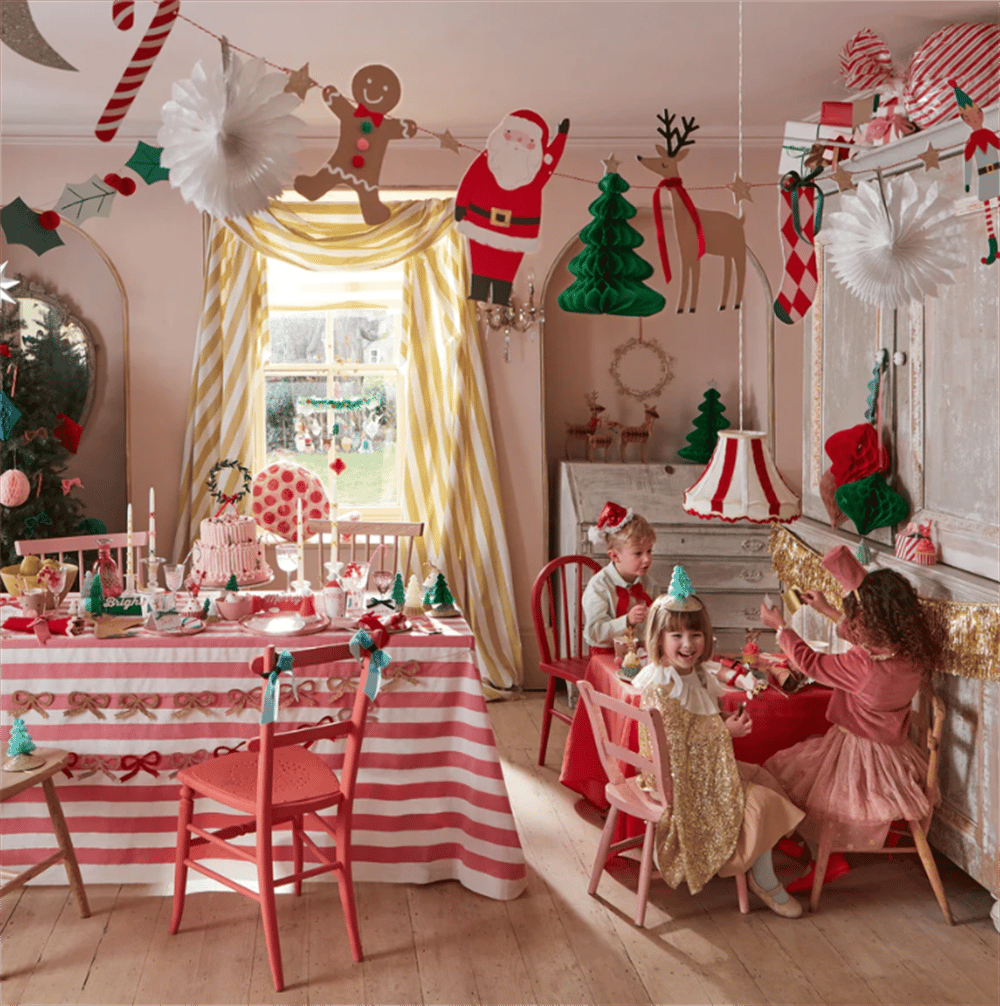 Meri Meri - Christmas Characters Garland - Yeni Yıl Karakterler Asılan Süs
