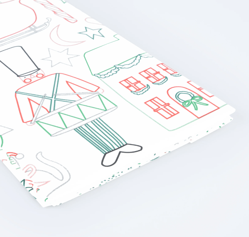 Meri Meri - Christmas Colour In Activity Tablecloth - Yeni Yıl Aktivite Masa Örtüsü