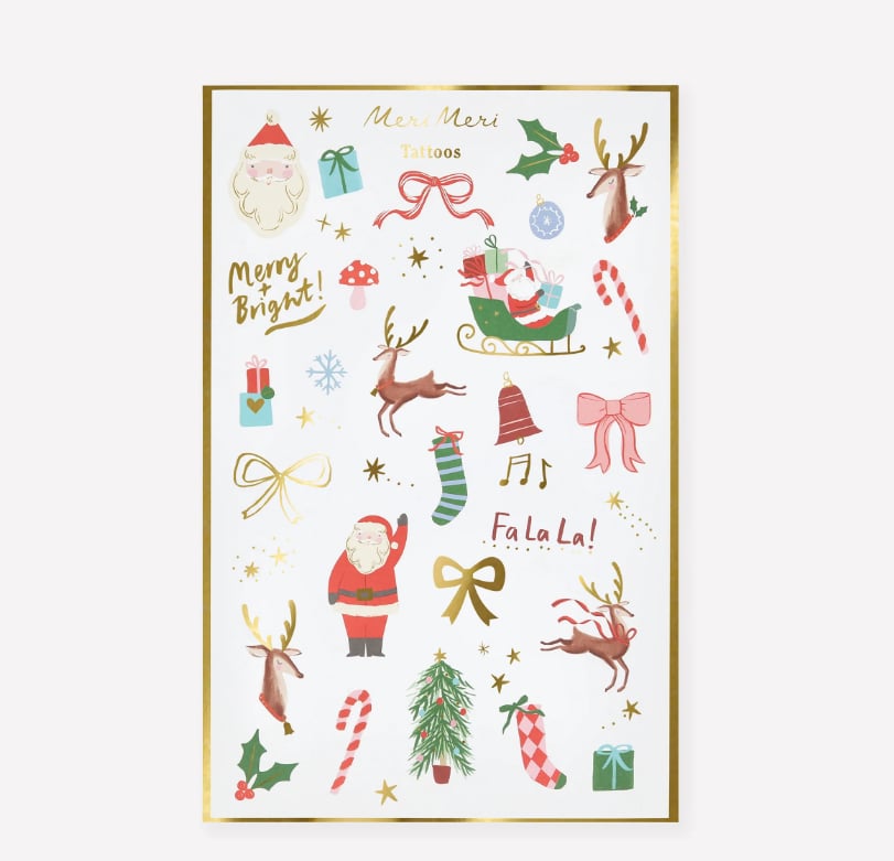 Meri Meri - Christmas Mix Geçici Dövmeler