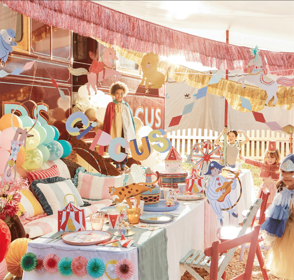 Meri Meri - Circus Party Bags - Sirk Parti Çantaları (8Li)