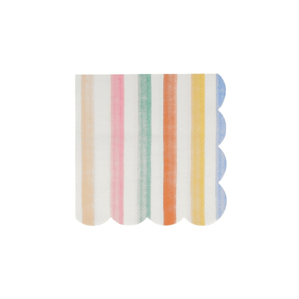 Meri Meri - Colourful Pattern Small Napkins - Renkli Desenler Peçeteler - S - 16Lı