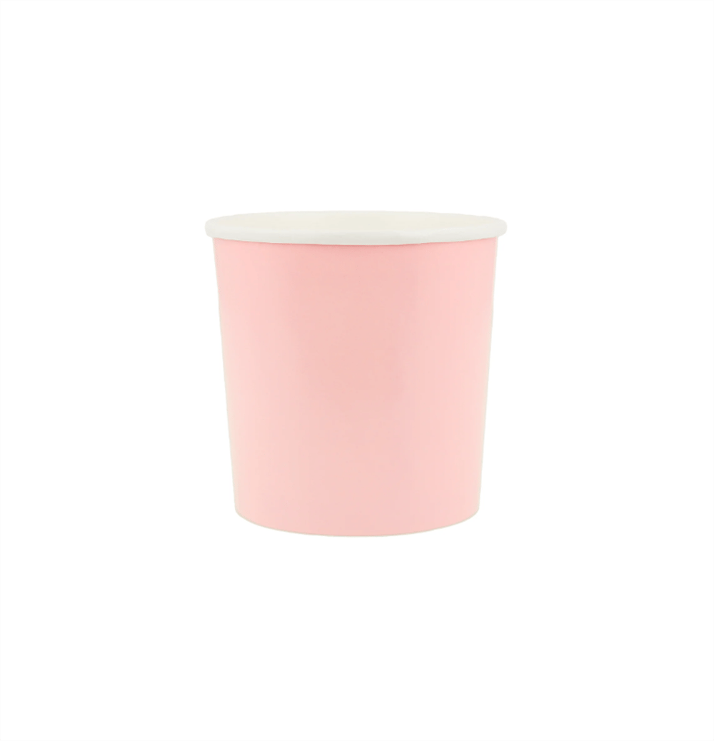 Meri Meri - Cotton Candy Pink Cups - Pamuk Şeker Pembesi Bardaklar (X8)