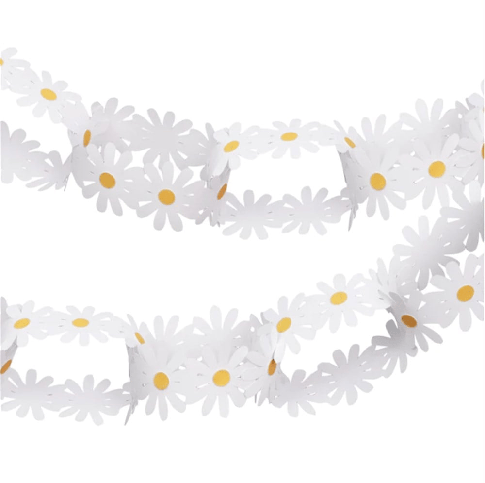Meri Meri - Daisy Paper Chains - Papatya Zincir Asılan Süs